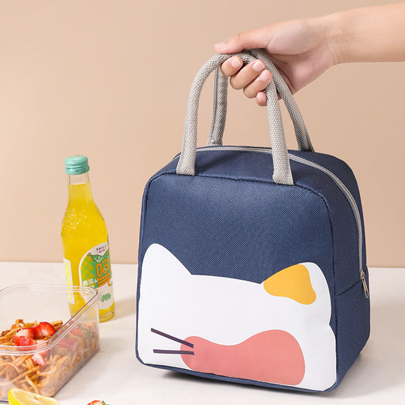 Cartoon Lunch Bag Portable Insulated Thermal Lunch Box for Children Picnic Supplies Cartoon Lunch Bag Portable Insulated Thermal Lunch Box for Children Picnic Supplies